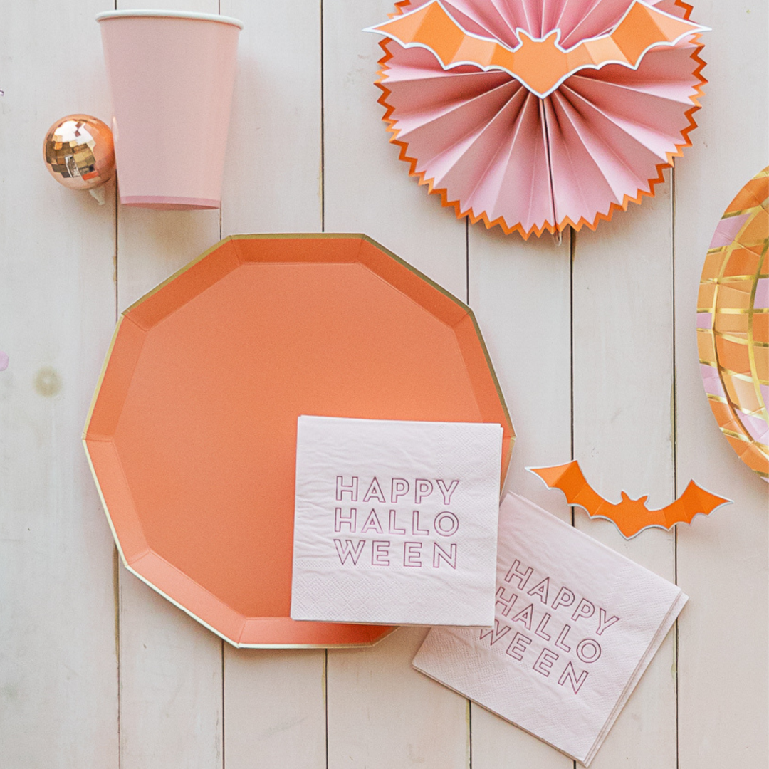 Sunkissed Orange Dinner Plates