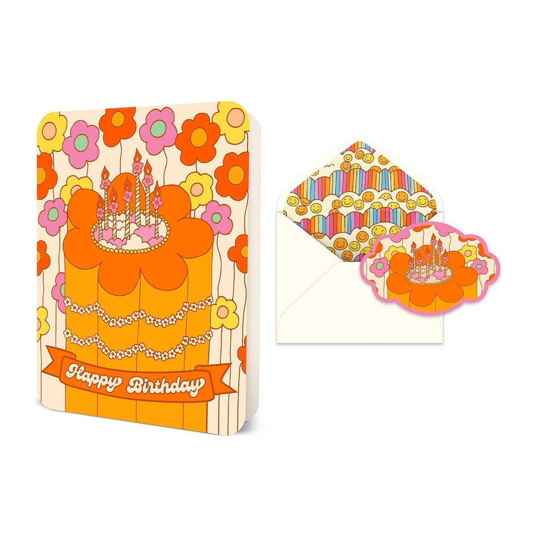 Blooming Birthday Cake Card