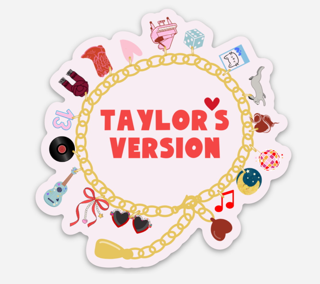 Taylor's Charm Bracelet Sticker