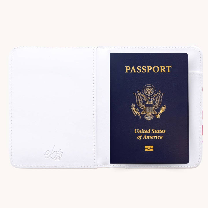 Pink Bows Passport Cover