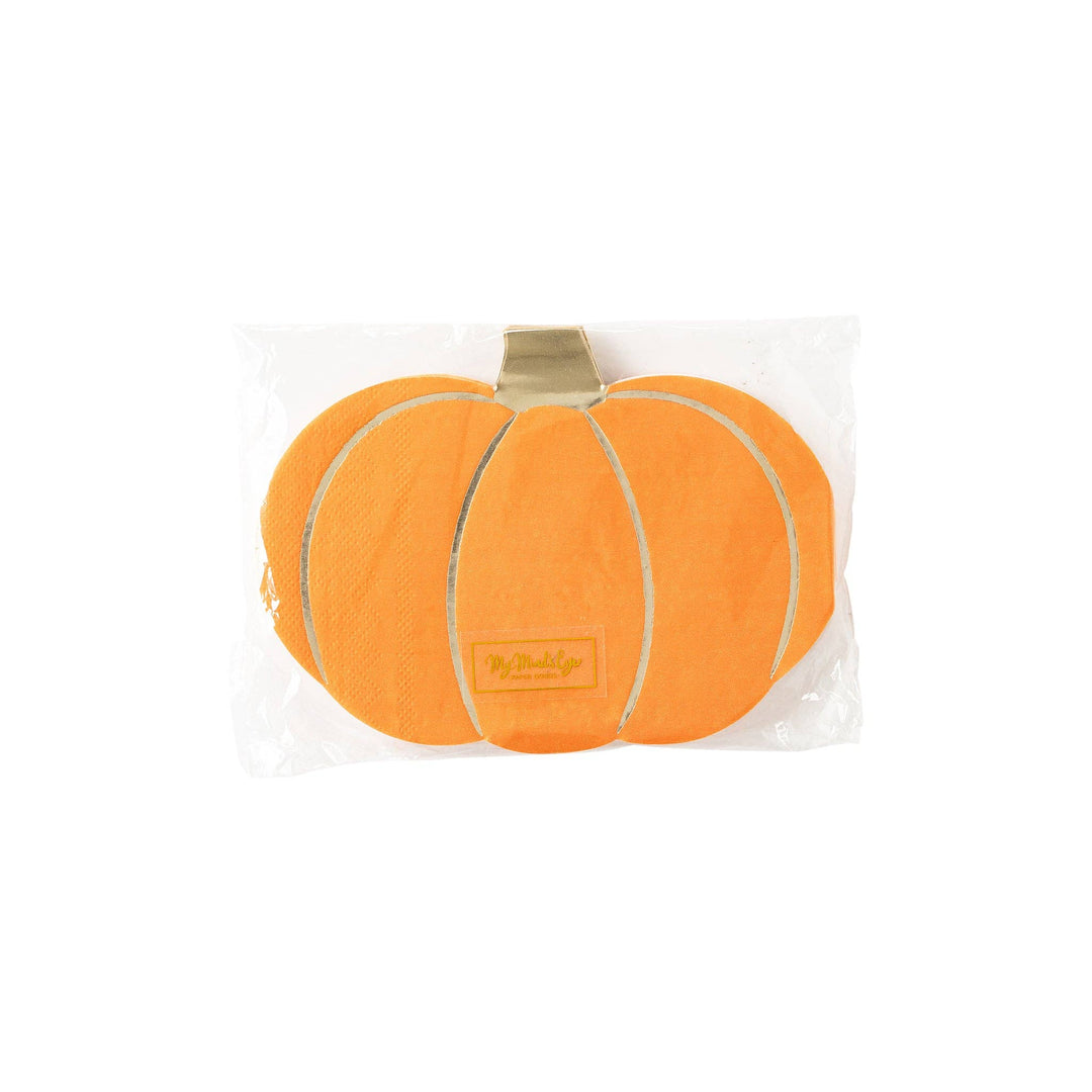 Pumpkin Shaped Napkin Set