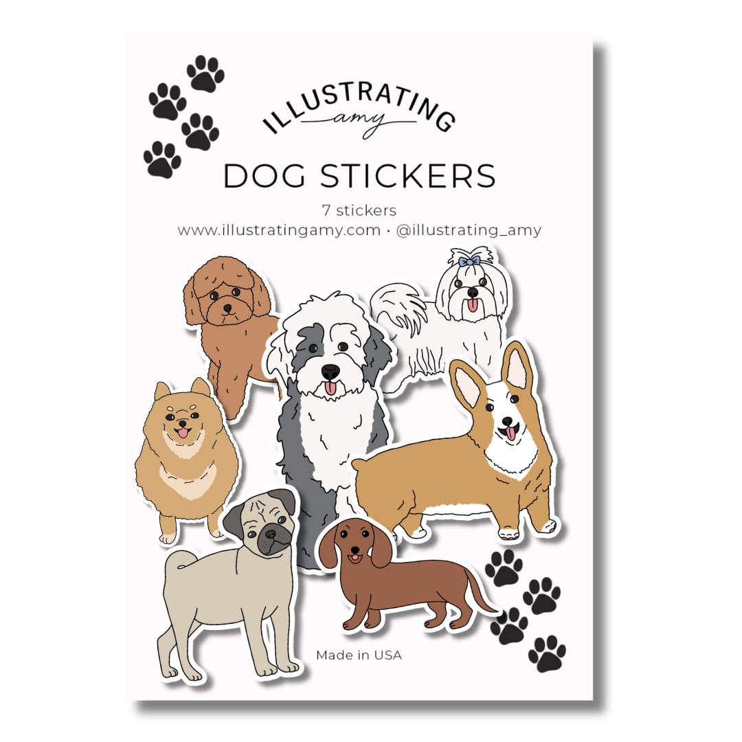 Dog Sticker Collection