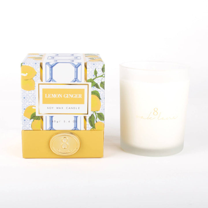 Lemon Ginger Wax Candle