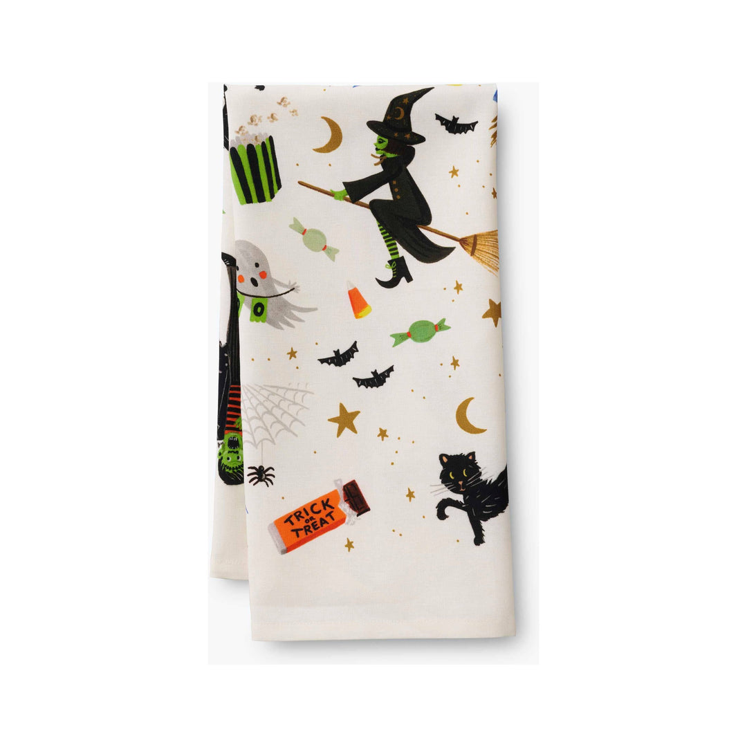 Halloween Parade Tea Towel