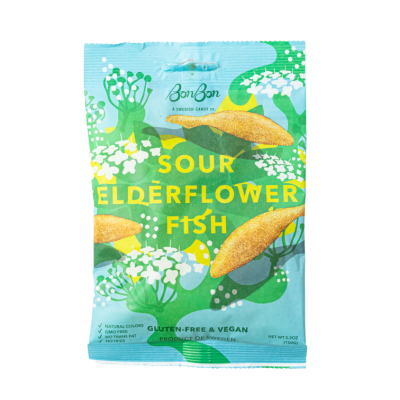 Sour Elderflower Fish Swedish Candy