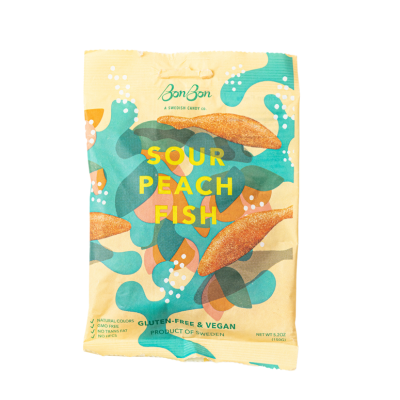 Sour Peach Fish Swedish Candy