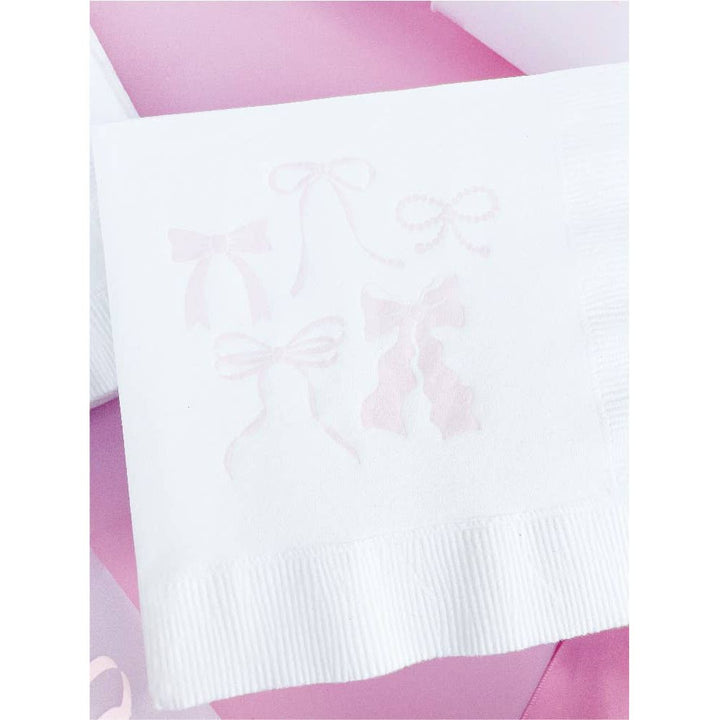 Pink Bows Napkins