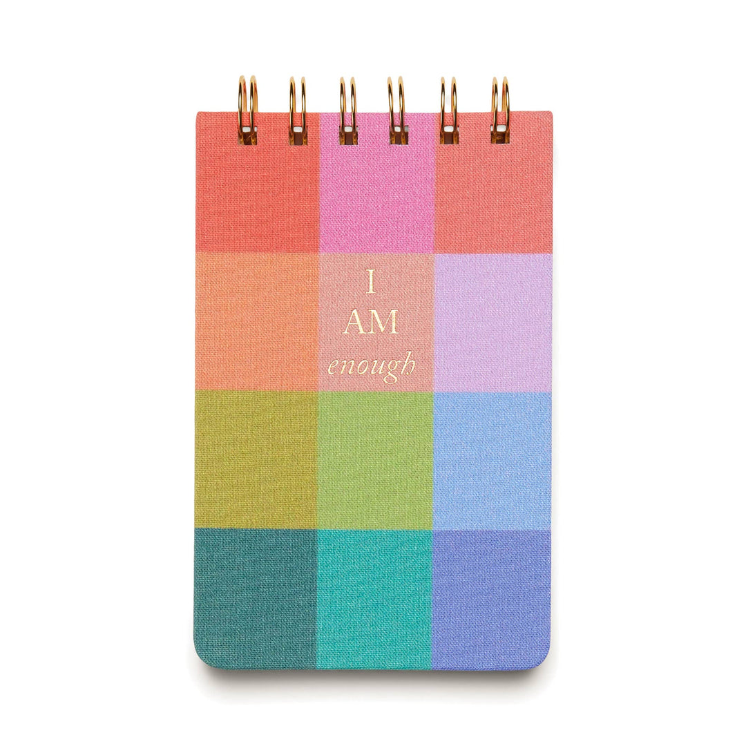 Rainbow Check Notepad