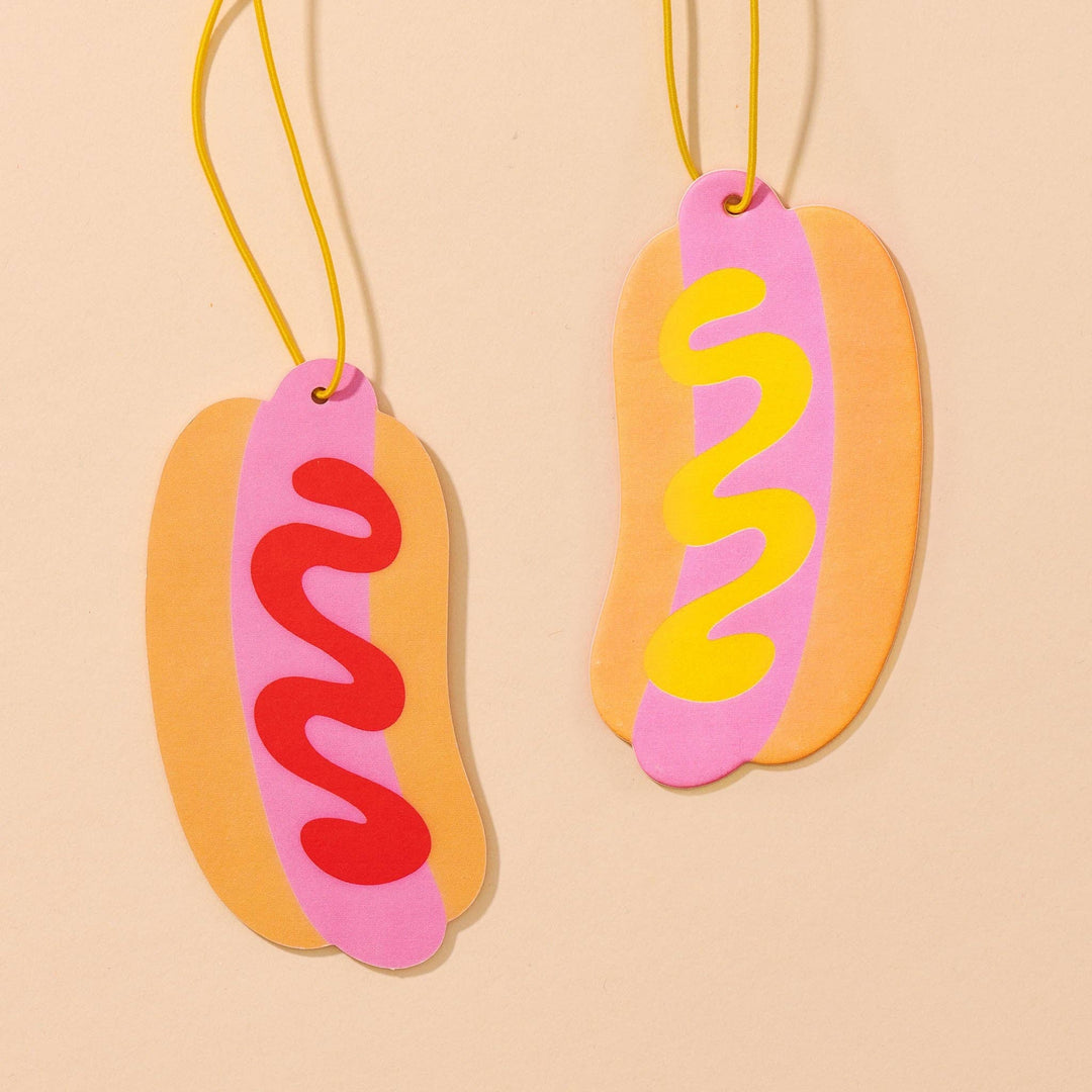 Hot Dog Food Air Freshener - Pink Lemonade Scent