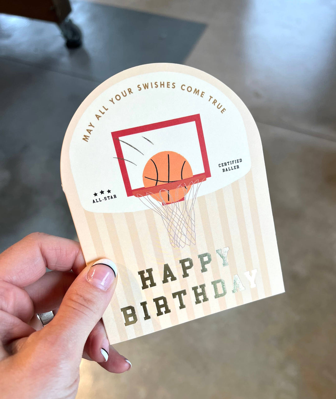 Baller Birthday Arch Greeting Card