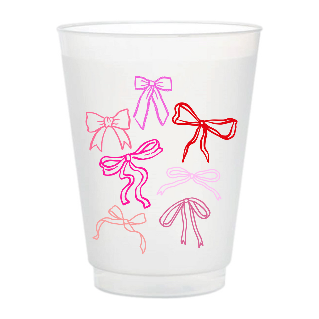 Bowtiful Frosted Cups