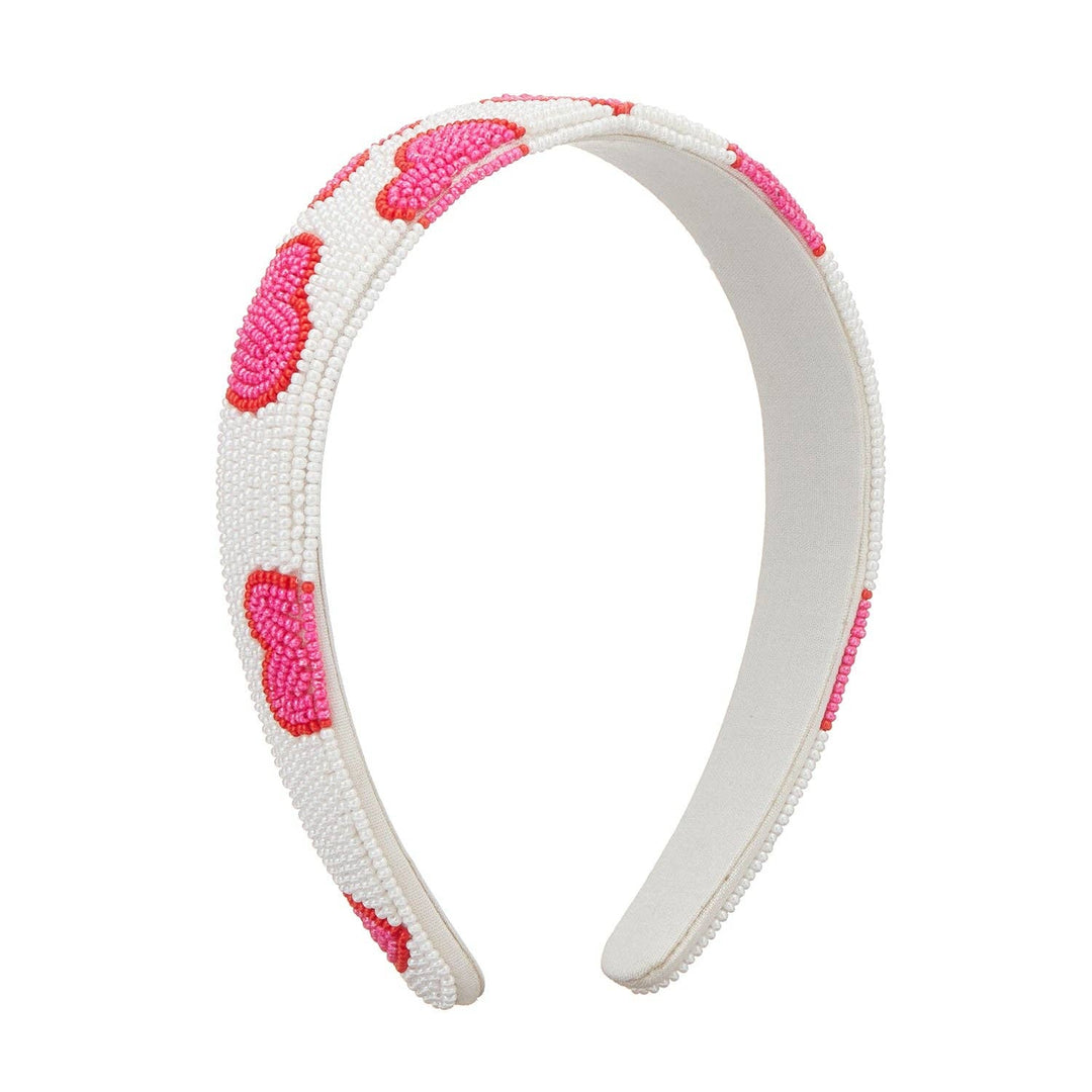 Heart Beaded Headband