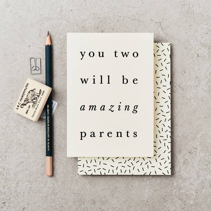 Amazing Parents Greeting Card