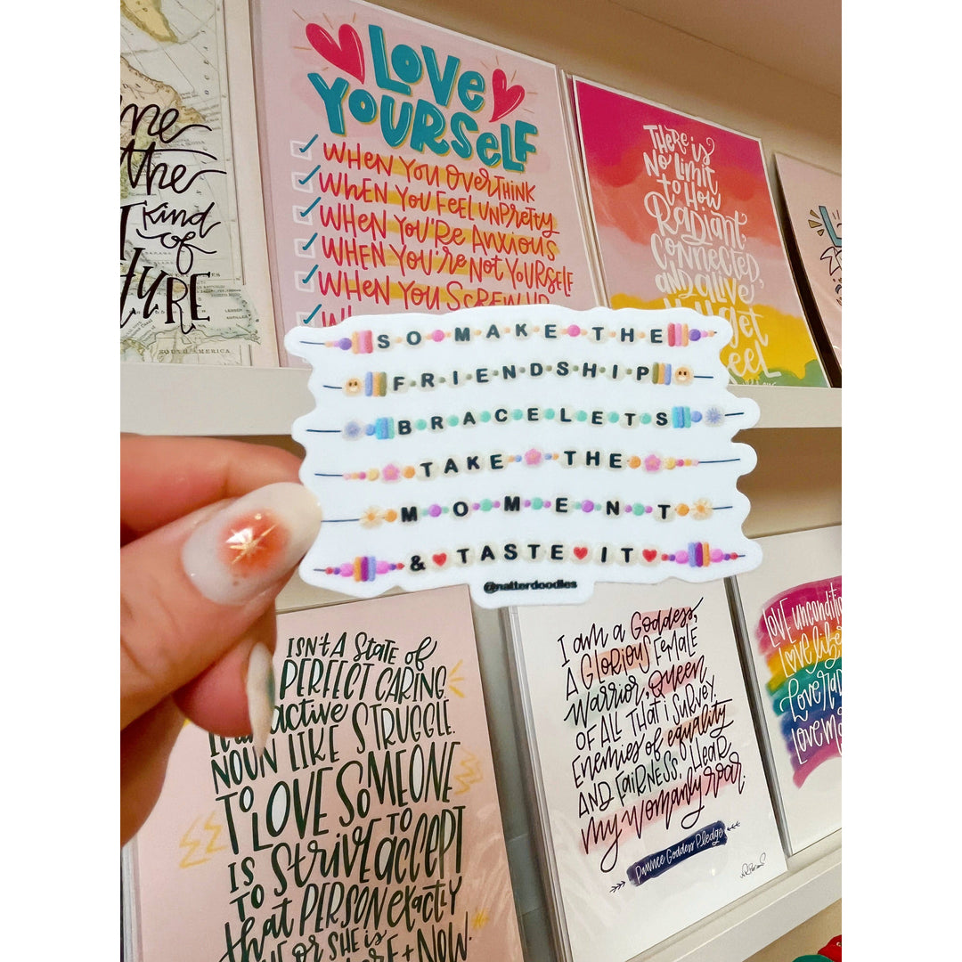 Taylor Swift Friendship Bracelets Sticker