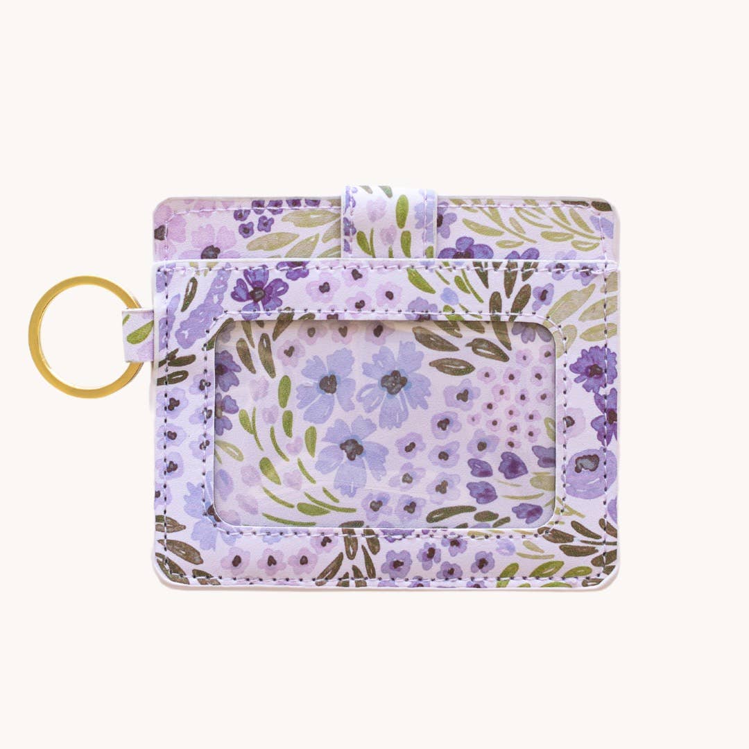 Lilac Floral Wallet