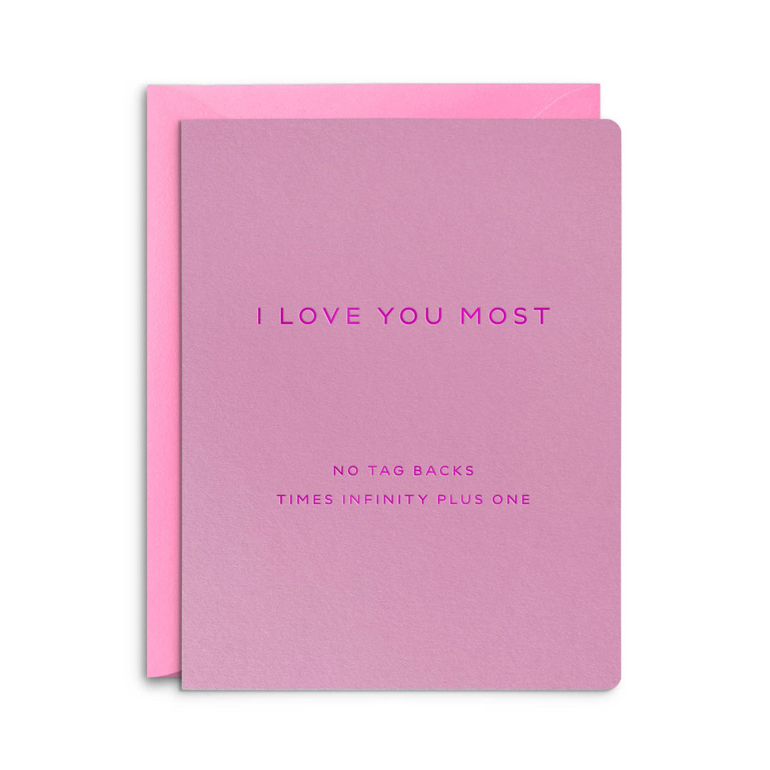 Love You Most Greeting Card