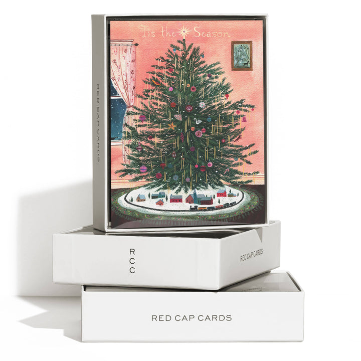 Tinsel Tree Greeting Card