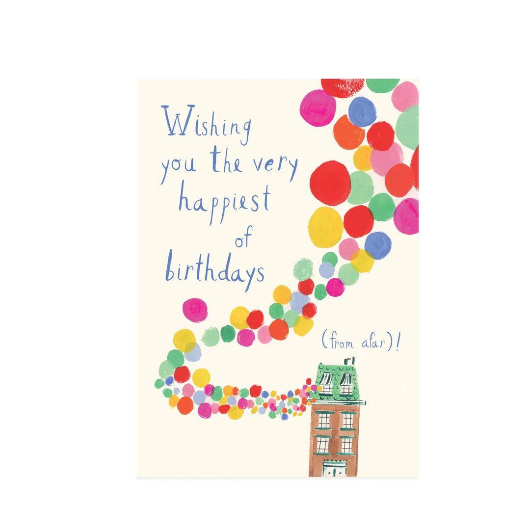 Birthday Balloons, Happy Birthday Card