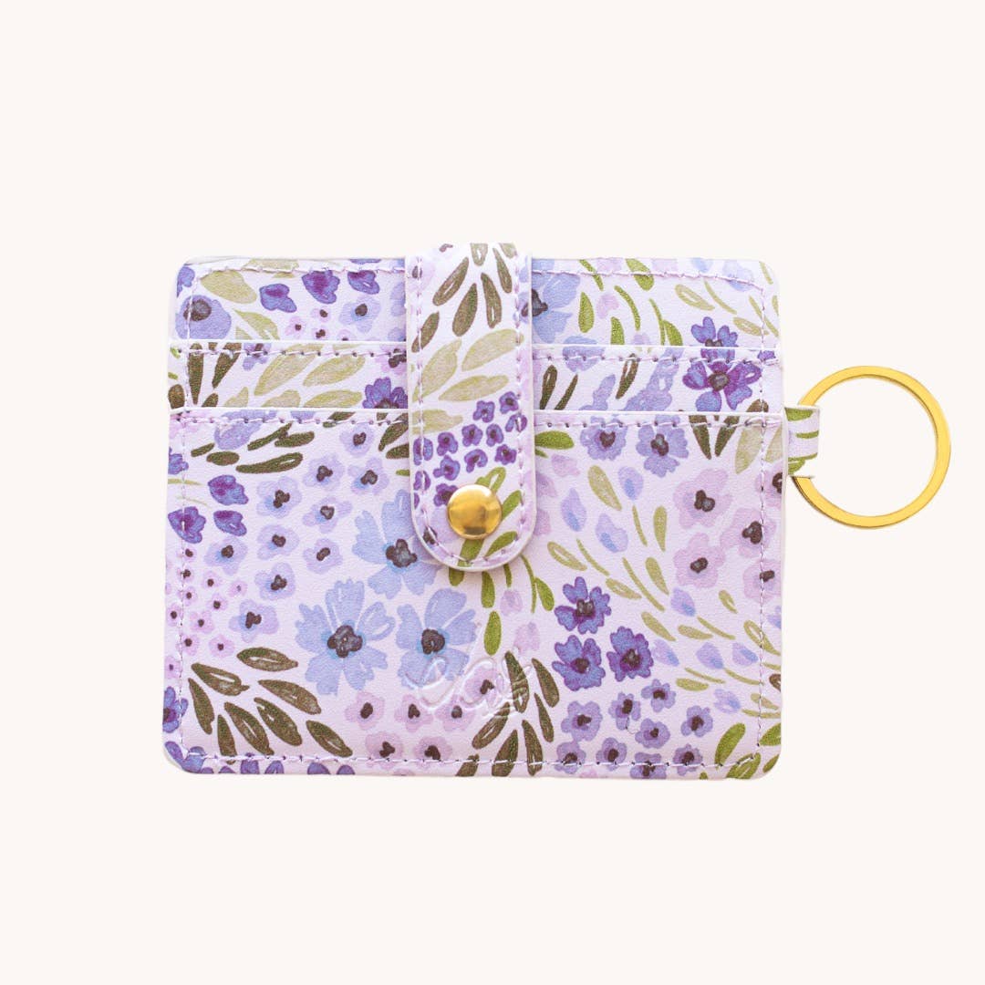 Lilac Floral Wallet