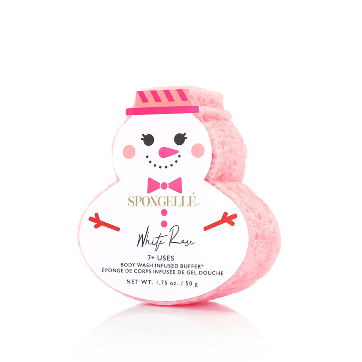 White Rose Snowman Holiday Buffer 