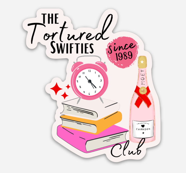 The Tortured Swifties Club Sticker