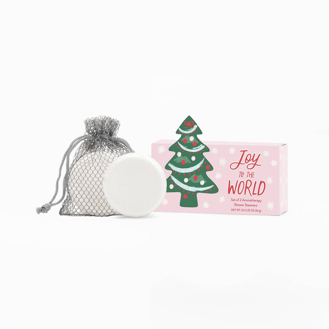 Christmas Tree Shower Steamer Gift Set