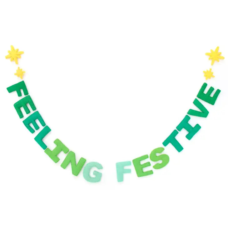 Feeling Festive Felt Garland