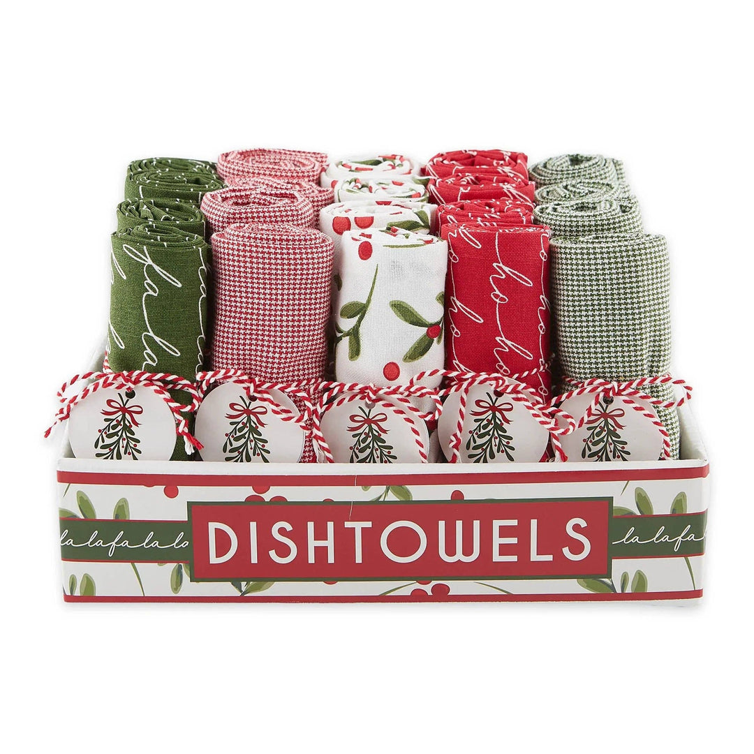 Under The Mistletoe Dishtowels