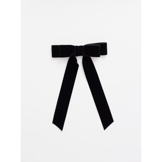 Long Bow Barrette: Black