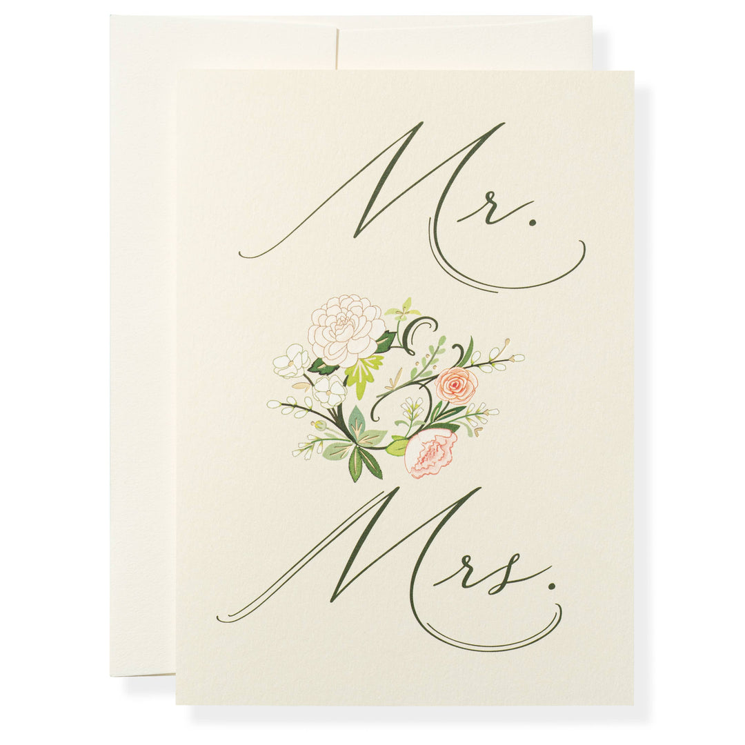 Mr. &. Mrs. Greeting Card