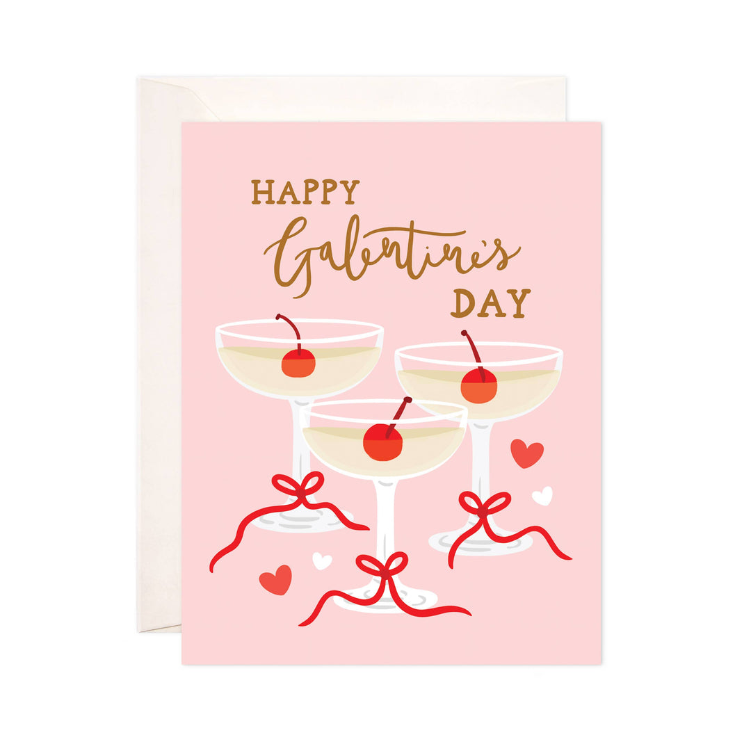 Galentine's Cocktails Greeting Card