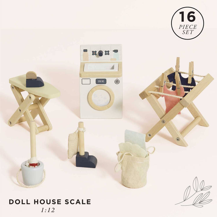 Wooden Dolls House Laundry Room