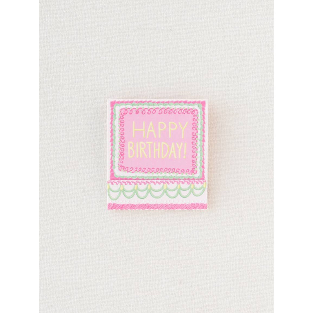 Happy Birthday Vintage Cake Matchbooks