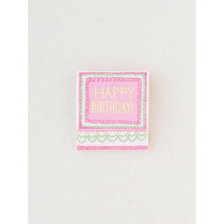 Happy Birthday Vintage Cake Matchbooks