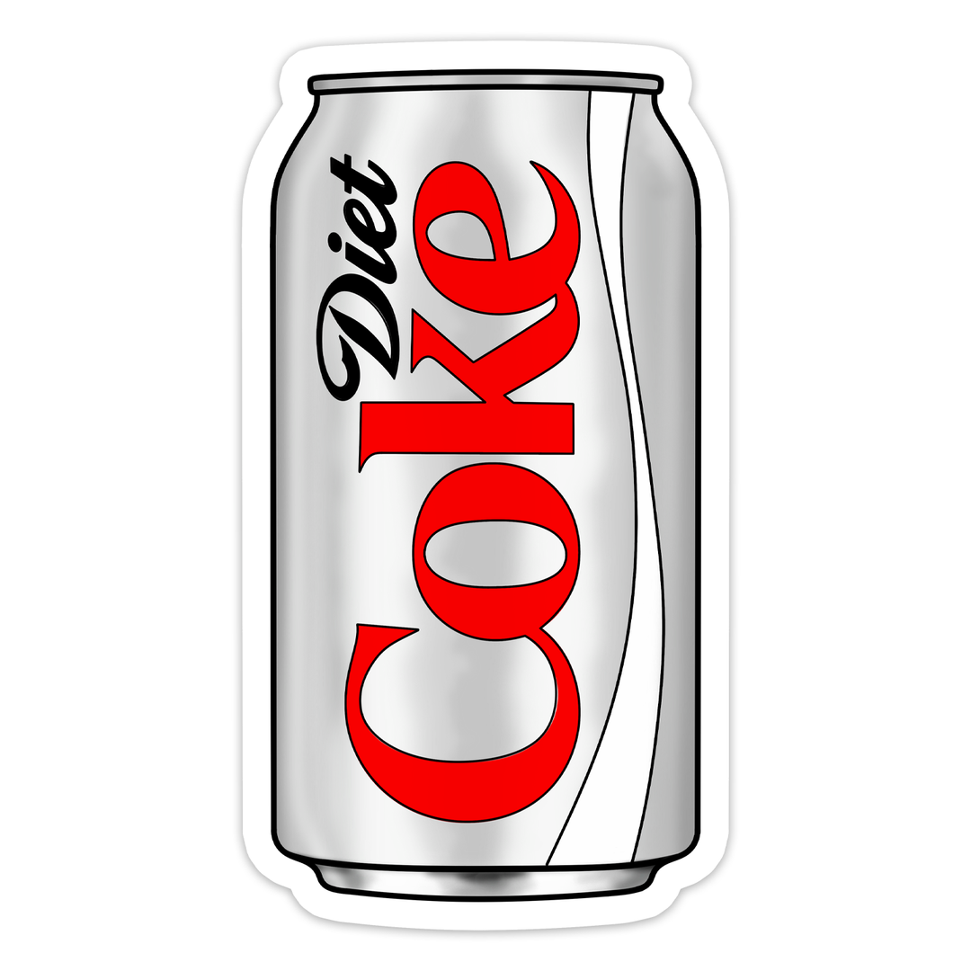 Diet Coke Can Sticker