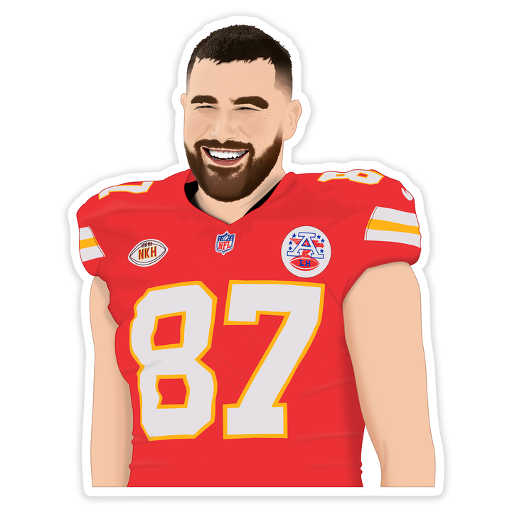 Travis Kelce Kansas City Chiefs Taylor's Boyfriend Sticker