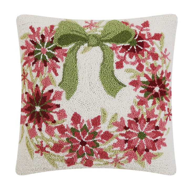 Pink Wreath Hook Pillow