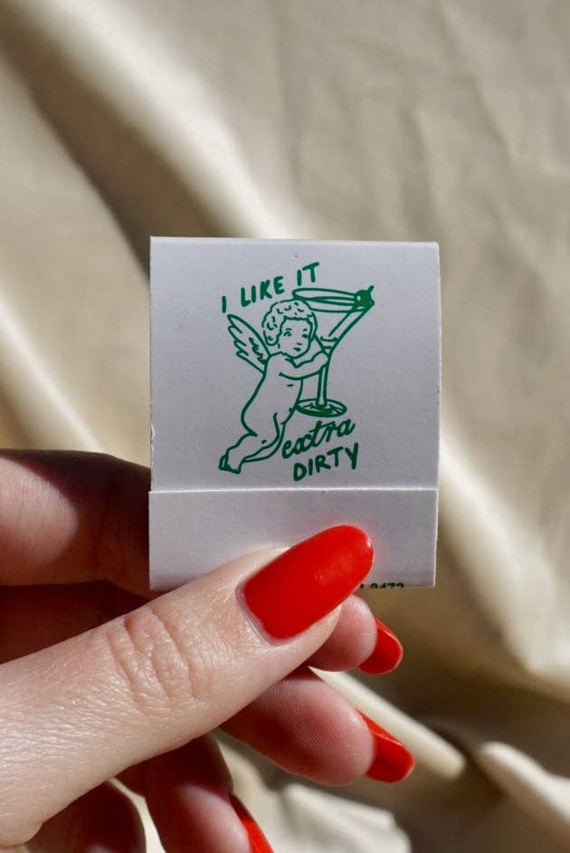 “I Like It Extra Dirty” Martini Matchbook