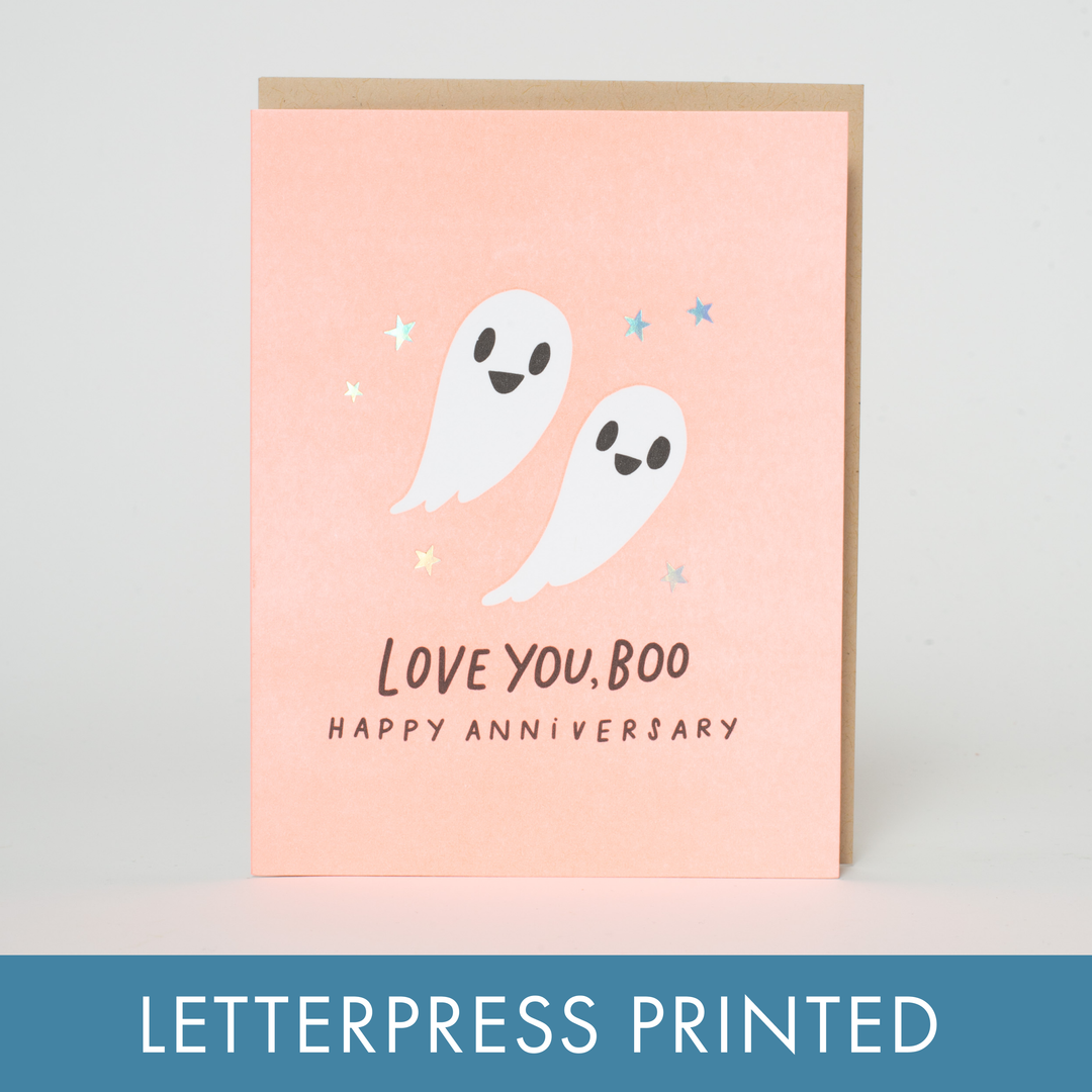 Anniversary Ghosts Punny Card