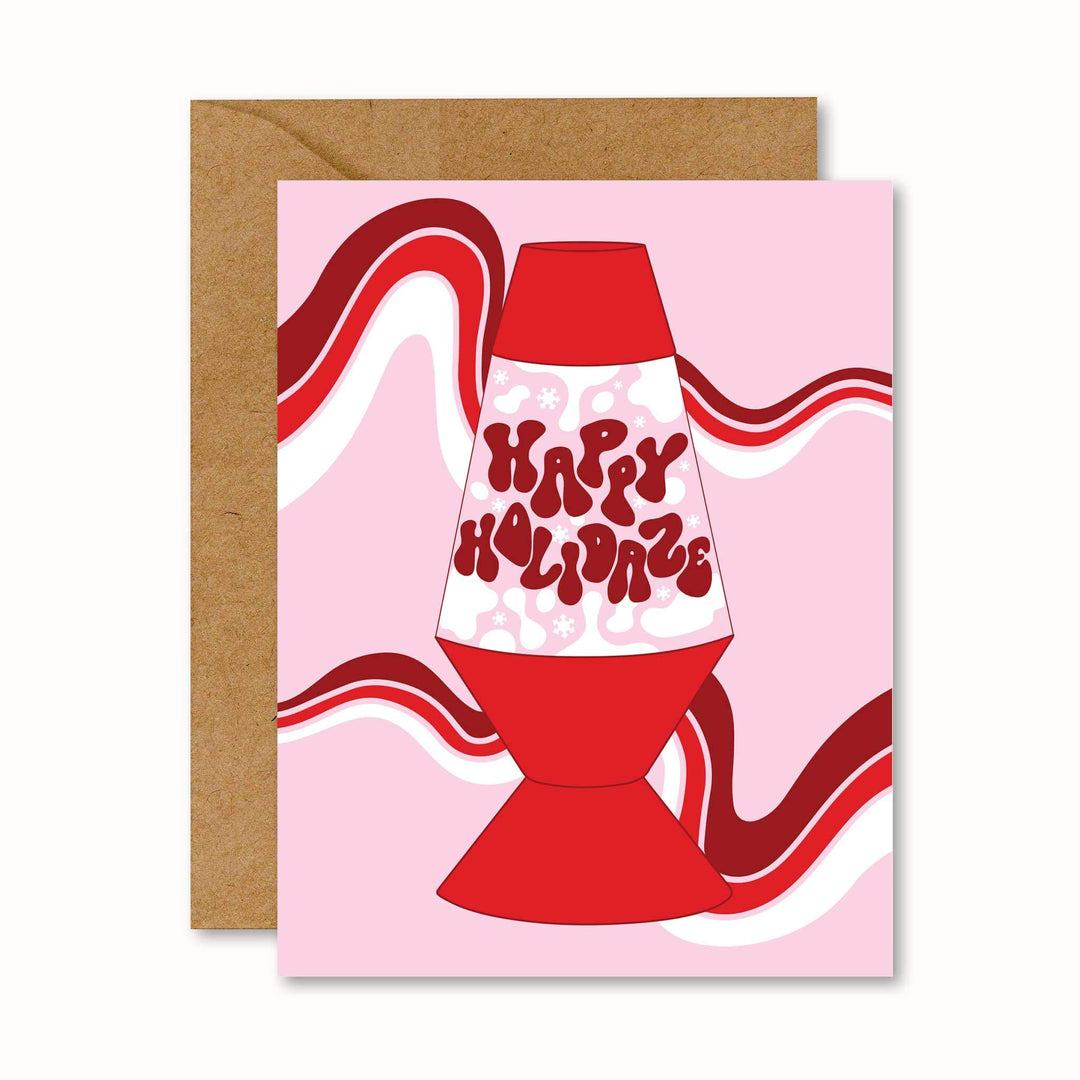 Happy Holidaze Lava Lamp Card