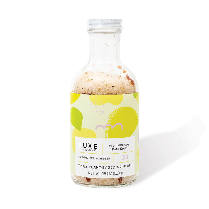 Luxe Jasmine Tea + Ginger Aromatherapy Bath Soak