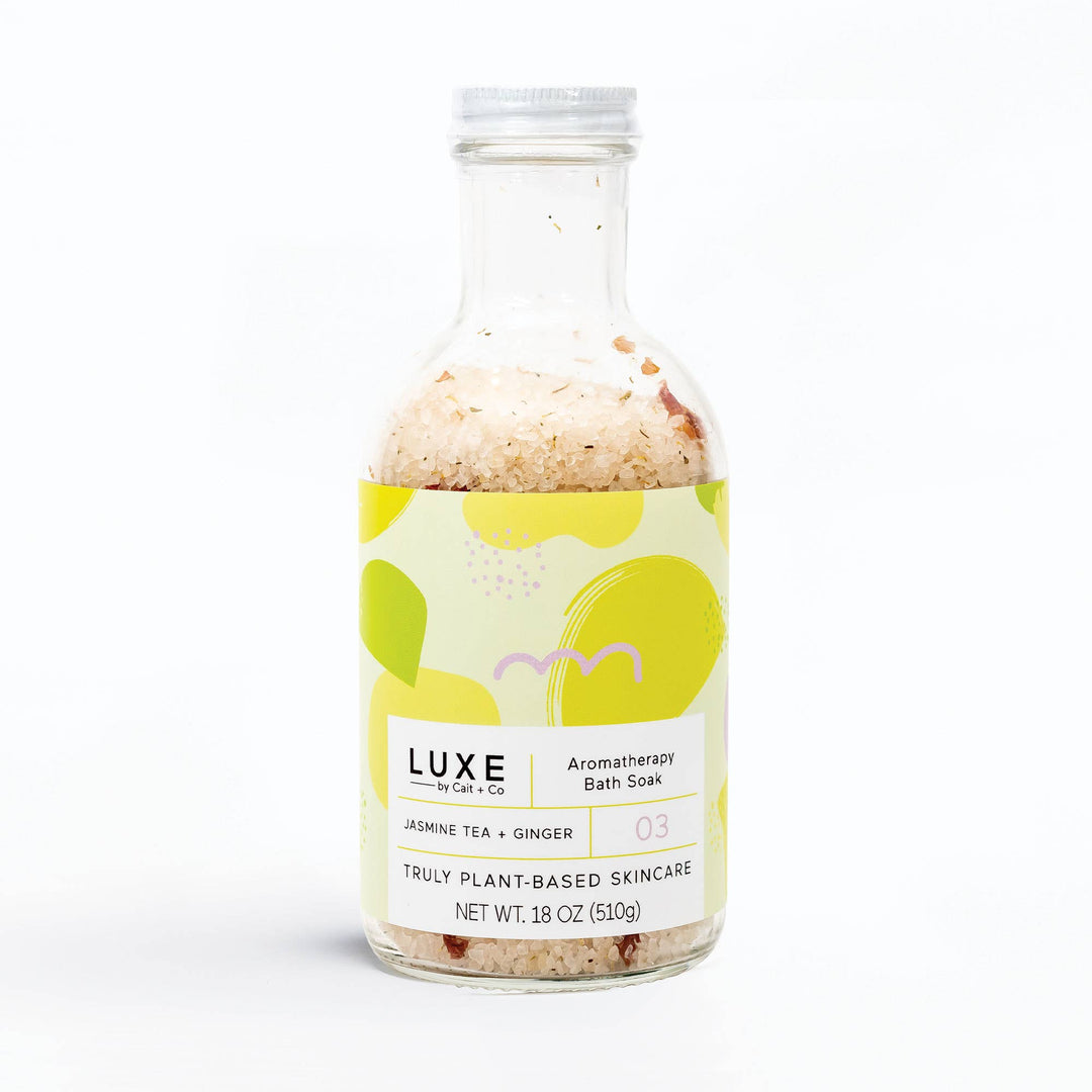 Luxe Jasmine Tea + Ginger Aromatherapy Bath Soak