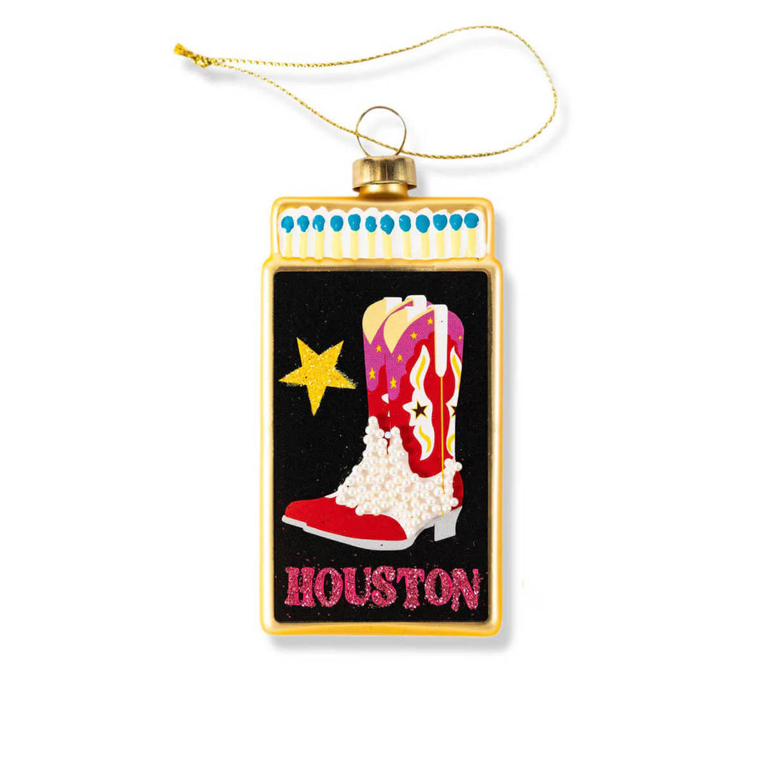 Houston Matchbook Ornament