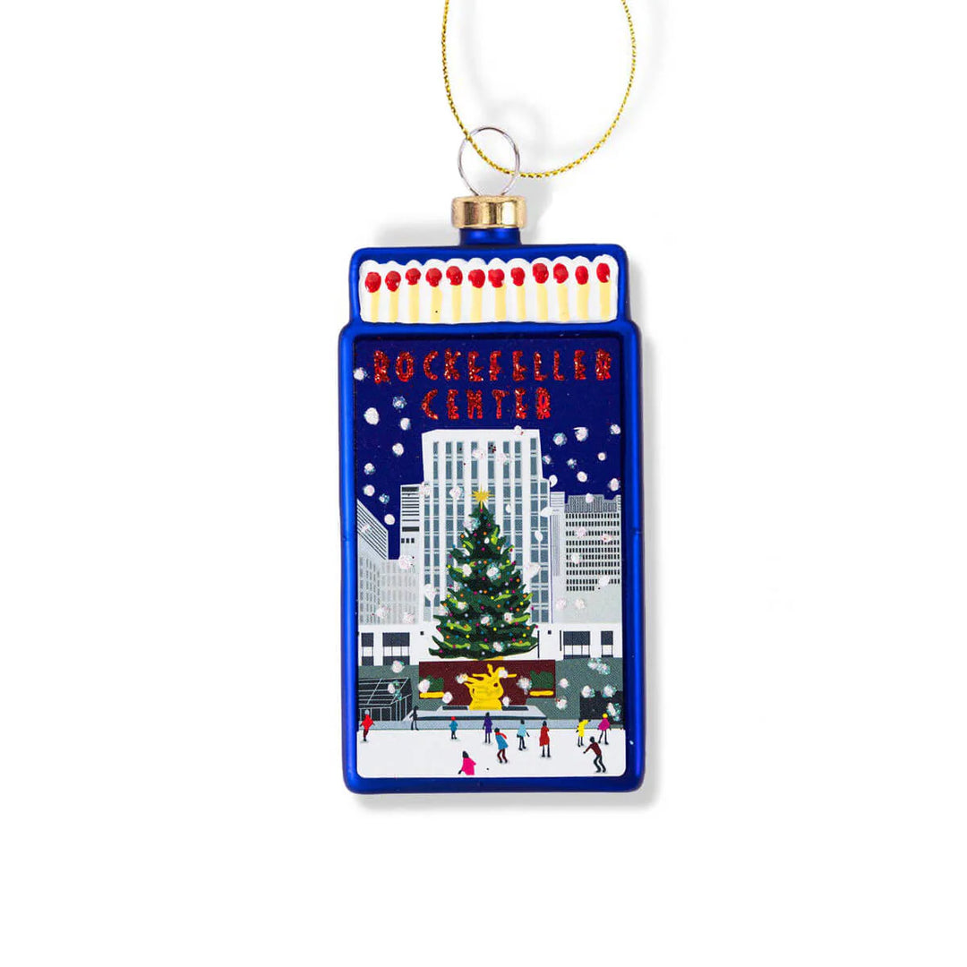 Rockefeller Center Matchbook Ornament