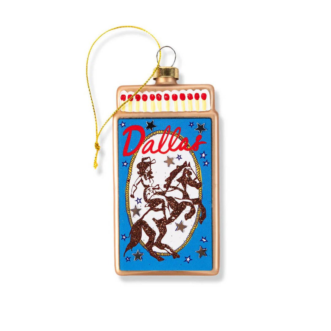 Dallas Matchbook Ornament