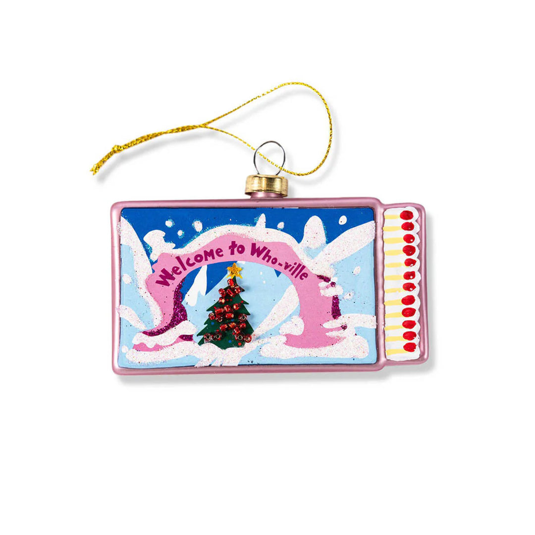 Whoville Matchbook Ornament