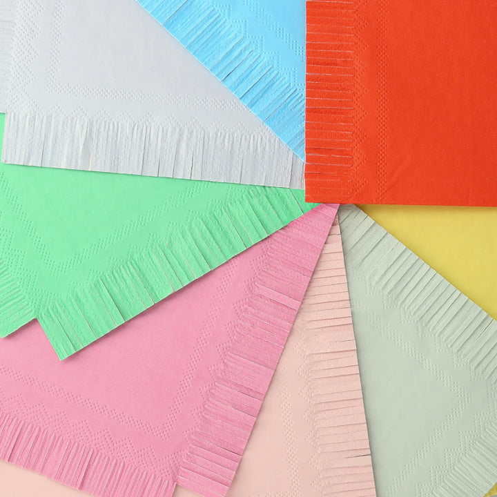 Assorted Bright Small Napkins