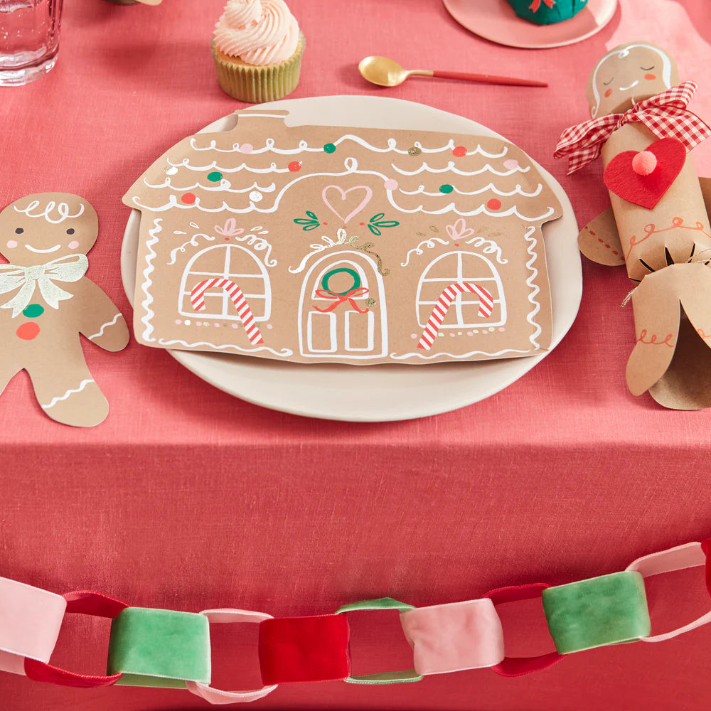 Gingerbread House Plates