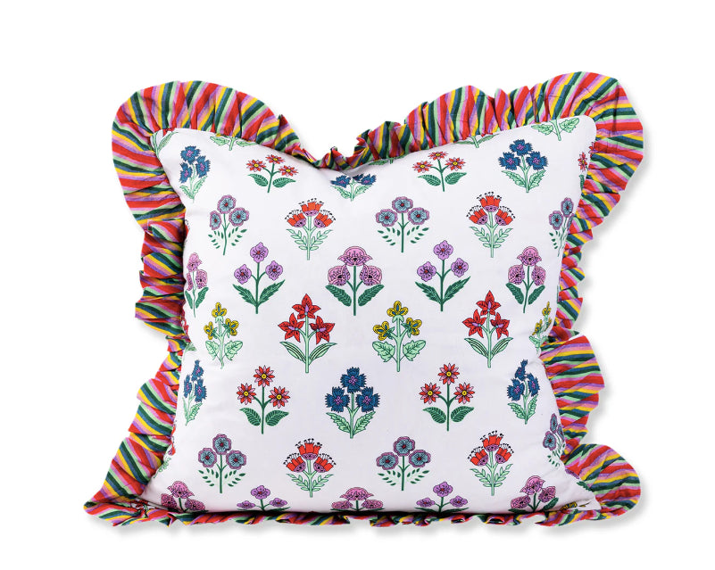 Santini Ruffle Throw Pillow