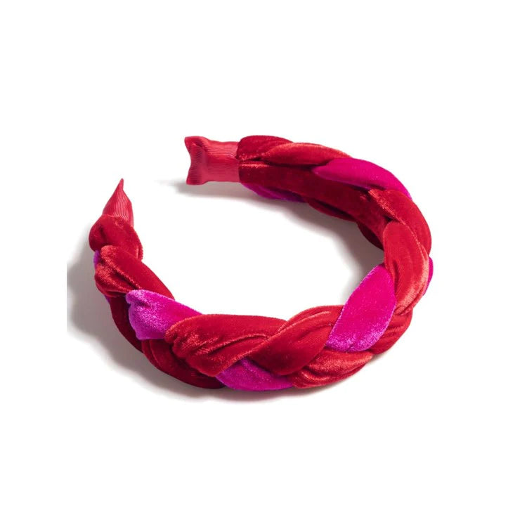 Magen Braided Velvet Headband